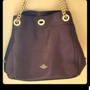 Burgundy Coach Purse